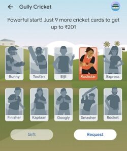 Google Pay Gully Cricket Offer | Collect Cards & Get ₹51 – ₹201Cashback