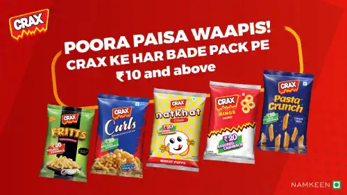 Paytm CRAX Offer – Get ₹10/20/25 Paytm Cash On ₹10/20/25 Packs